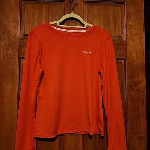 Calvin Klein SPF 40 + Protection swimwear top NWT Woman's Size L - Picture 14 of 14